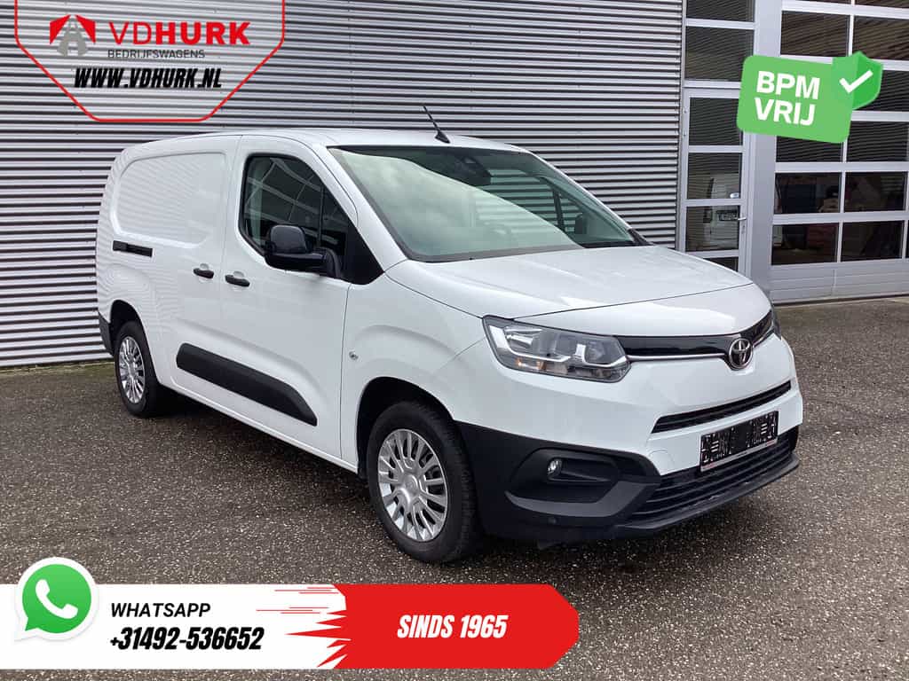 Toyota PROACE CITY 1.5 130 pk Aut. L2 2x Schuifdeur/ 3 Pers./ Carplay/ Standkachel/ Airco/ Camera/ Cruise/ PDC