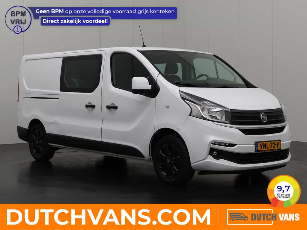 Fiat Talento 145PK Lang Business Pro Dubbele Cabine 6-Persoons | Airco | Cruise | Betimmering | trekhaak