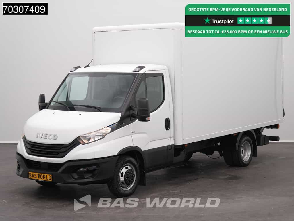 Iveco Daily 35C16 Laadklep Dubbellucht 160PK Bakwagen Airco Euro6 Meubelbak Koffer Airco