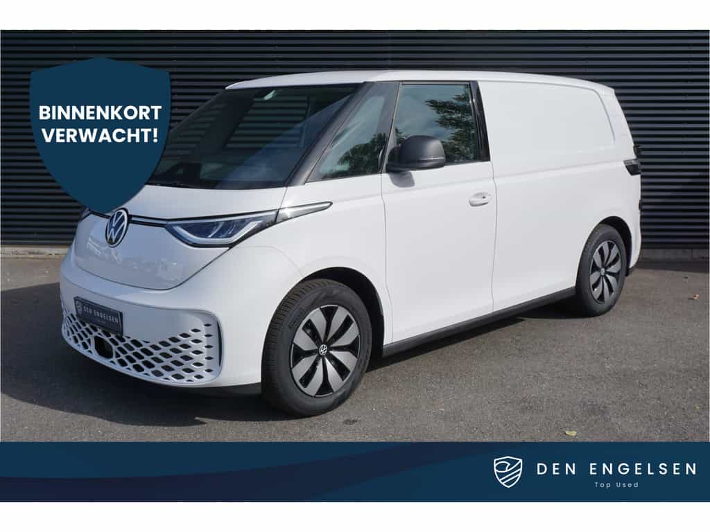 Volkswagen ID. Buzz Cargo 182 kWh Accu 286 PK Achterdeuren Nieuw model 3-Zits Camera Trekhaak Cruise Standkachel Apple Carplay