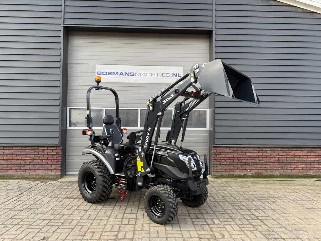 Solis 26 HST BLACK EDITION minitractor NIEUW met frontlader