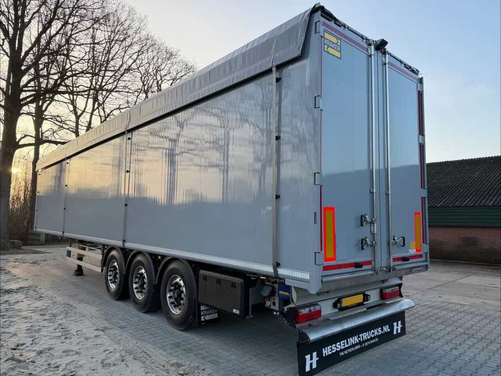 Kraker K-Force 92m2 Cargo Floor 10MM - Camera - Afvalzeil - Alcoa, NIEU walking floor semi-trailer