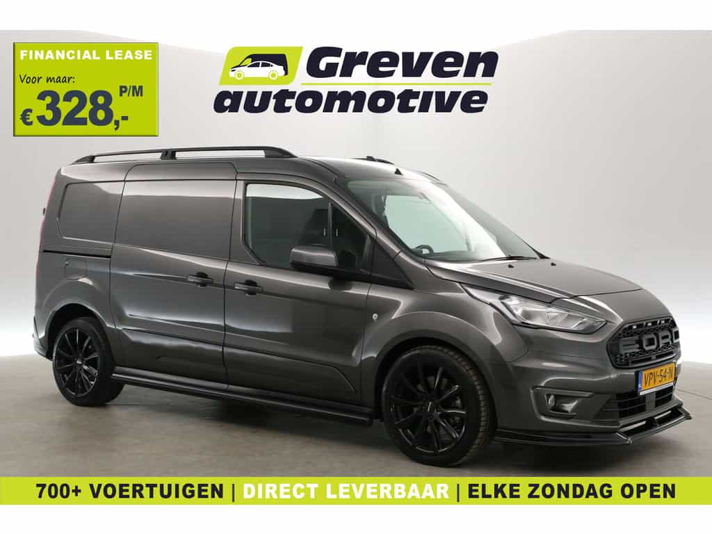 Ford Transit Connect 1.5 EcoBlue Sport 120PK L2H1 | 8-traps Automaat | 3-Zits | Clima | Cruise | Camera | Carplay | Trekh. | Stoelverw. | Sidebars