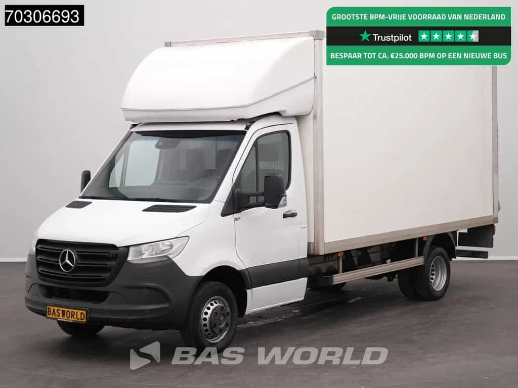 Mercedes Sprinter 514 CDI Automaat Laadklep Zijdeur Bakwagen Airco Cruise D'Hollandia Euro6 Meubelbak Koffer Airco Cruise control