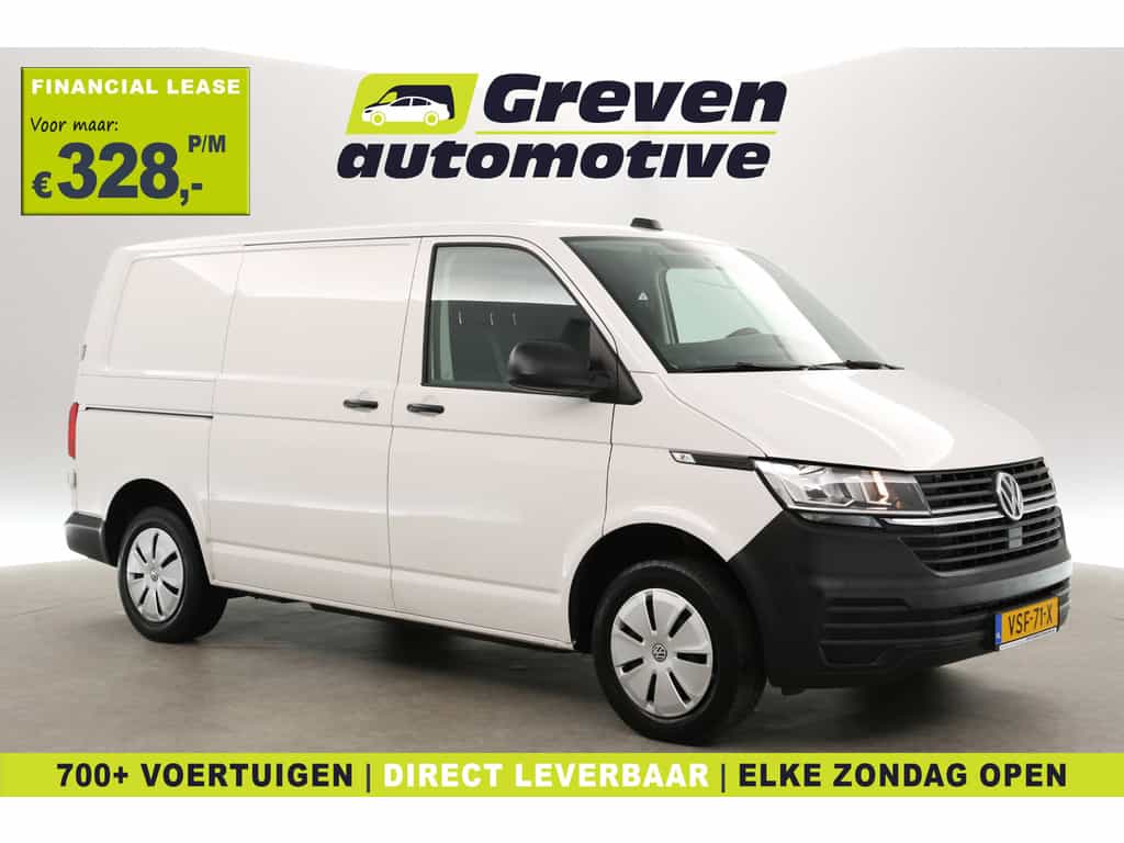Volkswagen Transporter 2.0 TDI L1H1 | 150PK | Airco | Cruise | Carplay | 3-Zits | Trekh. | Parkeersens.
