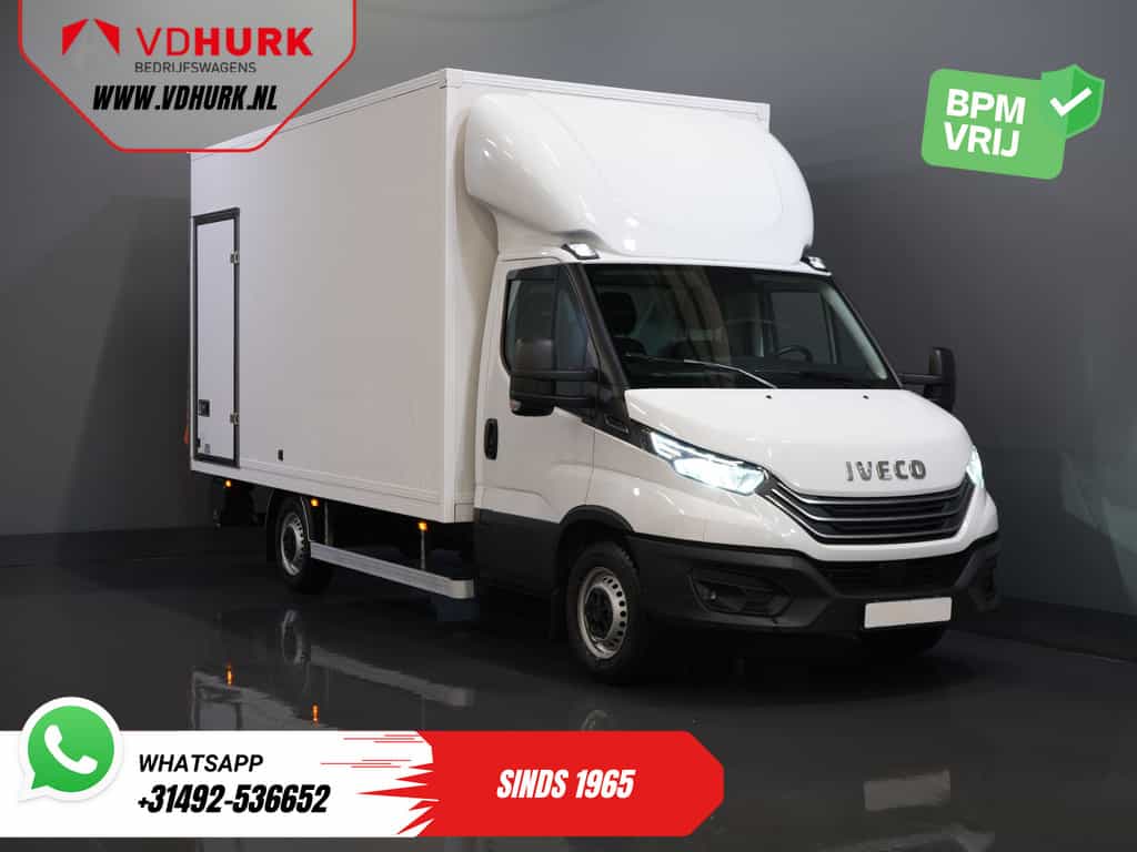 Mercedes-Benz Sprinter (Iveco Daily) 35S18HV 3.0 Aut. ZF BPM VRIJ! Bakwagen Laadklep/ LED/ Spoiler/ Gev.stoel/ Adapt.Cruise/ Navi/ Carplay/ Climate/ 440x210x230