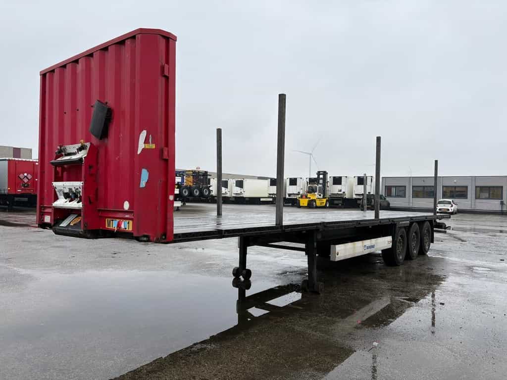 Krone platform semi-trailer