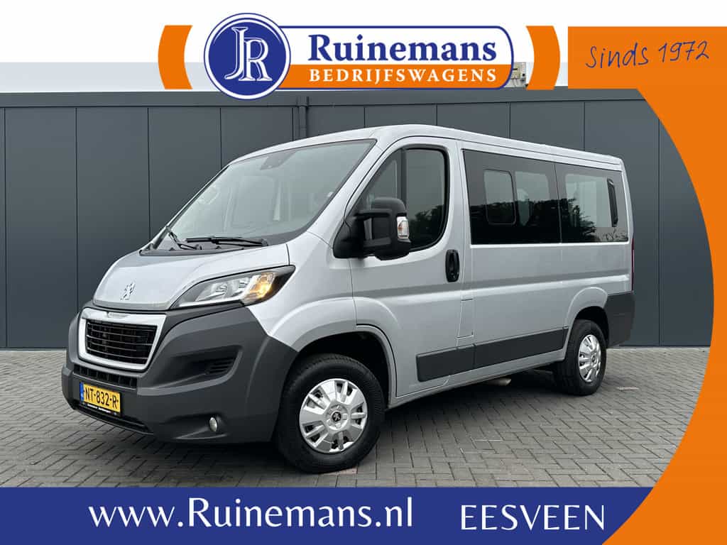 Peugeot Boxer 2.0 BlueHDI 131 PK / EURO 6 / L1H1 / 9 PERSOONS / 1e EIGENAAR / 55.222 KM !! / AIRCO / PERSONENBUS