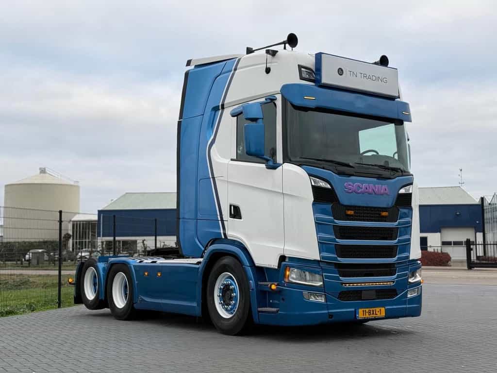 Scania S660 BOOGIE, VOLLUCHT, RETARDER, LEREN STOELEN, VOL.