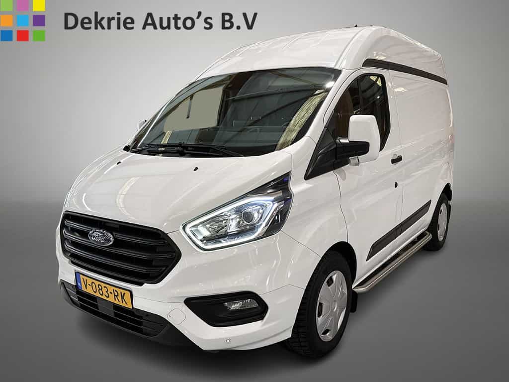 Ford Transit Custom 340 2.0 TDCI Trend Automaat Euro6 H2 3Pers. / Navigatie / Pdc./ Airco / Safety&Comfort pack / Driver assist / Stoelverwarming / Distributie vv.bij 36.126 KM / / Apk 11-2026