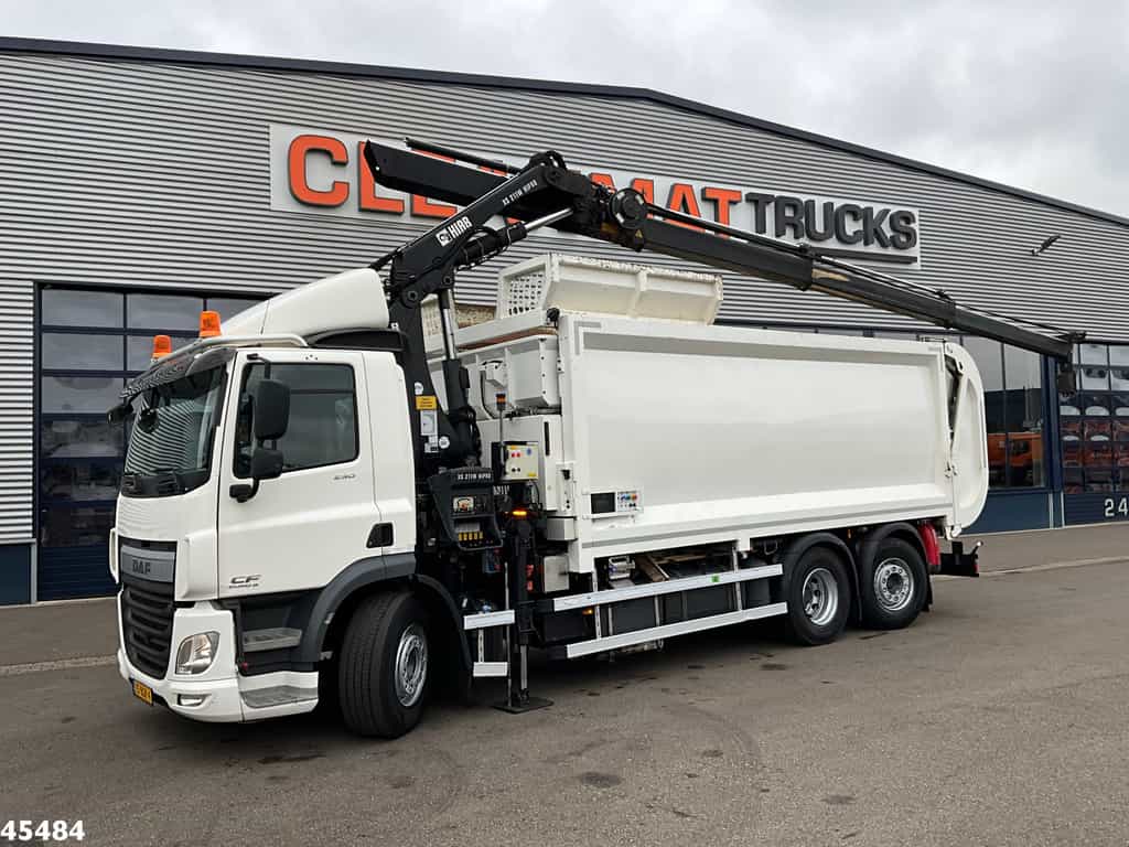 DAF FAN CF 290 Euro 6 Hiab 21 Tonmeter laadkraan