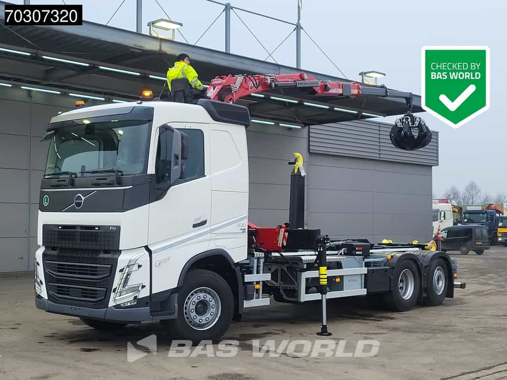 Volvo FH 500 6X2 NEW! Penz Crane 15Z.9.50R HIAB 20S56 containersystem Euro 6