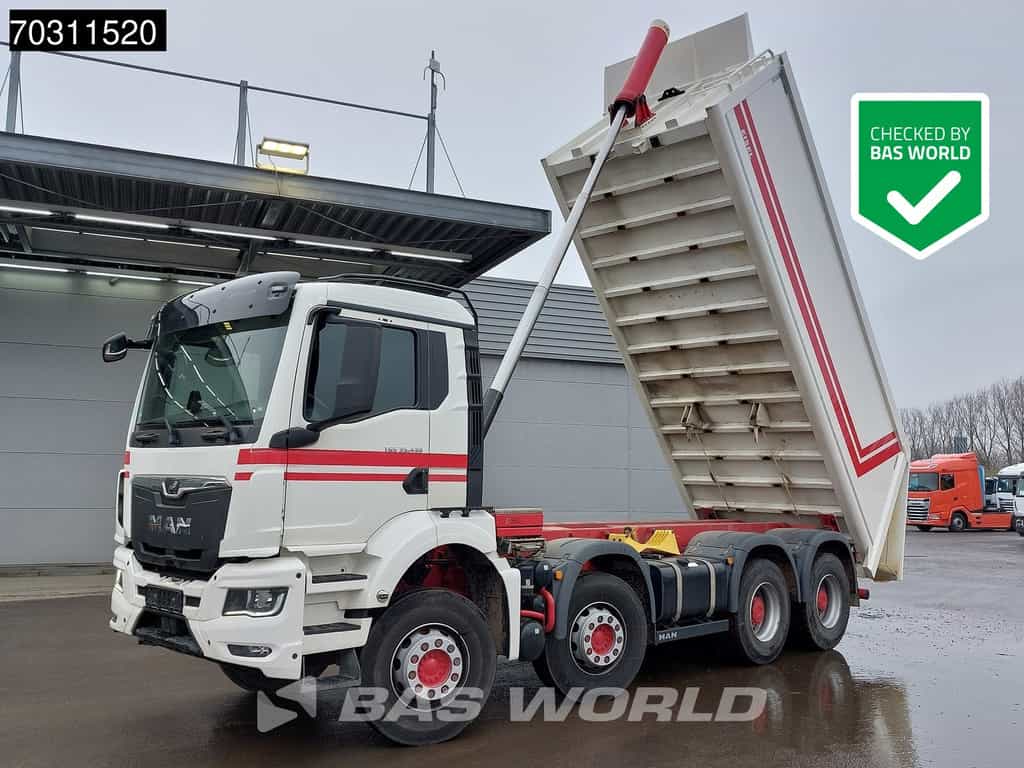 MAN TGS 35.430 8X4 20m3 Eisel aluminum tipper Steel suspension Big-Axle Automatic Euro 6