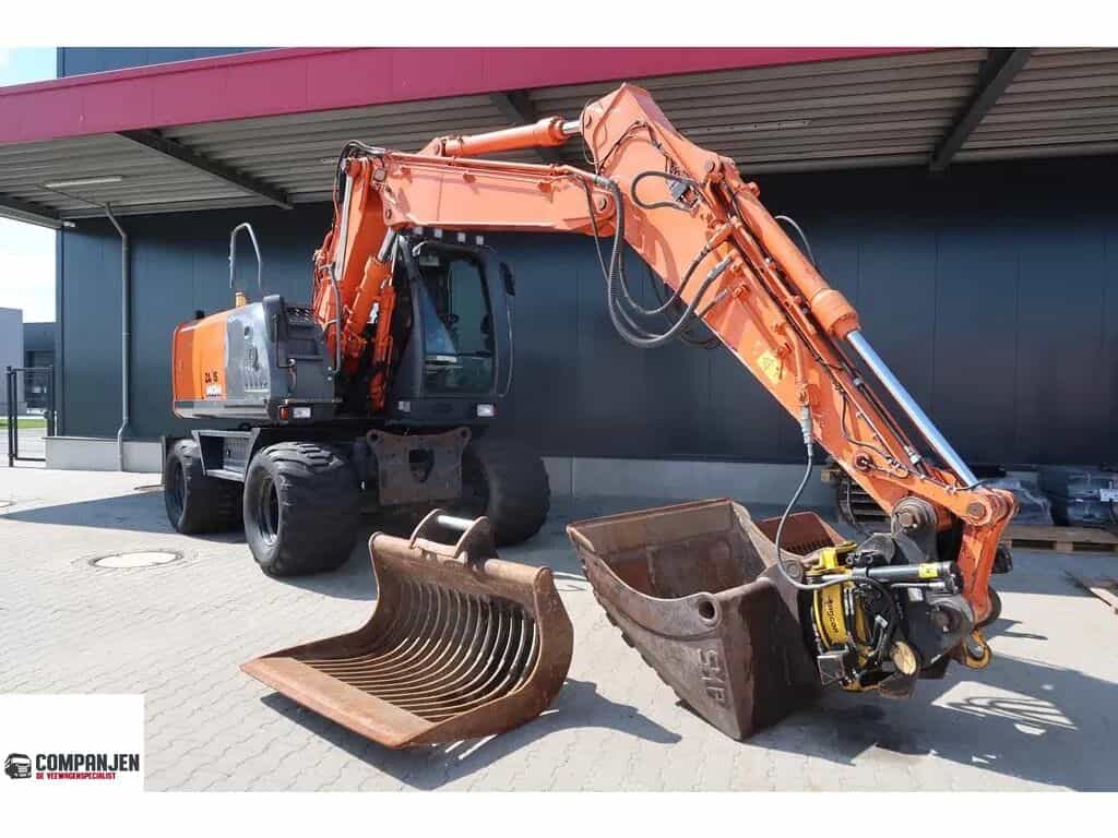 Hitachi ZX140 W-3 wheel excavator