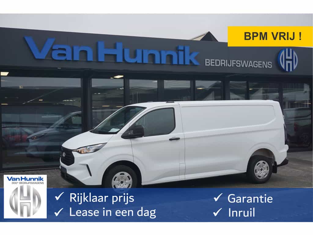 Ford Transit Custom 300L 136PK Trend BPM VRIJ!! 12" Sync4 Apple CP/Android A, Camera!! NR. 027*
