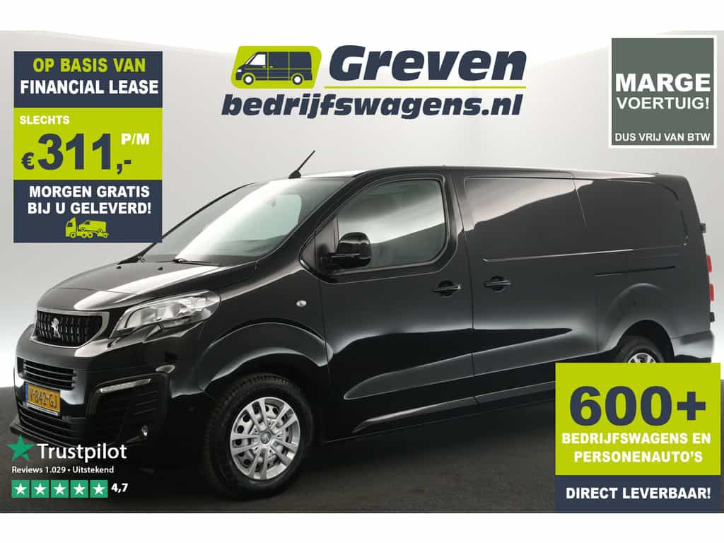 Peugeot Expert 231S 2.0 BlueHDI L3H1 Marge 2xSchuifdeur Camera Carplay Airco Navi LED 3 Persoons PDC Elektrpakket