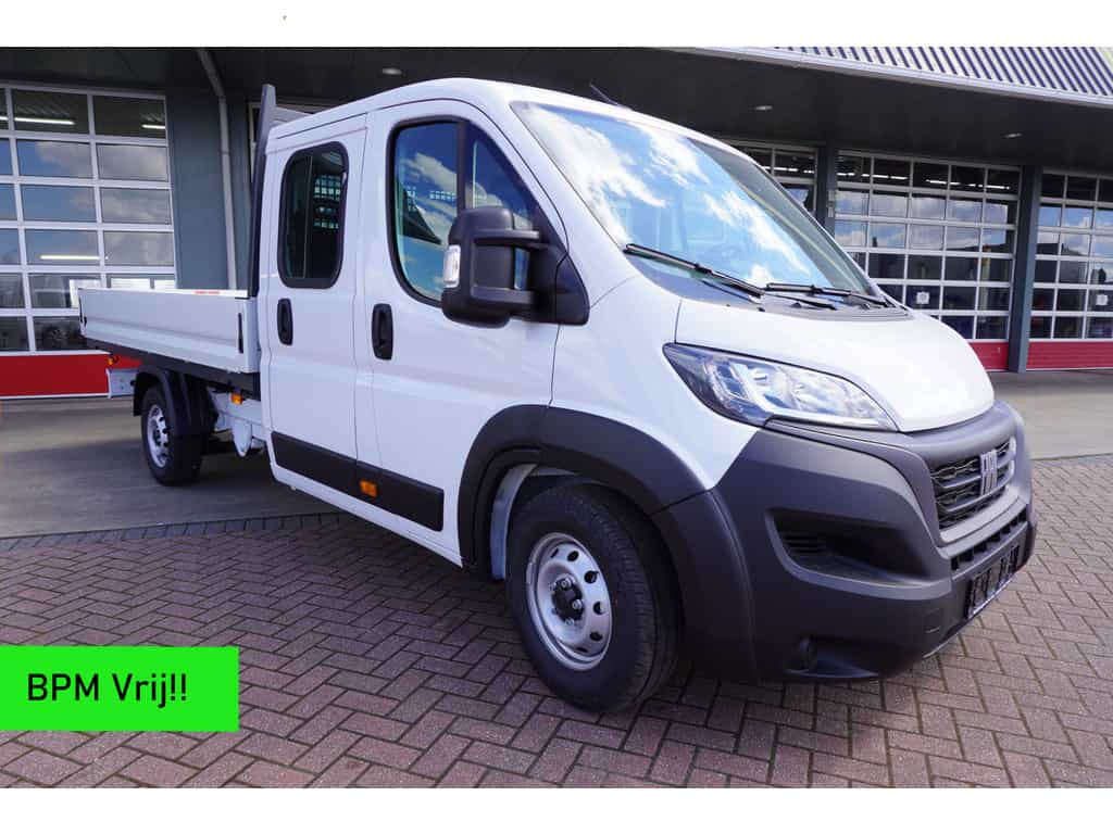 Fiat Ducato 35H 2.2 MultiJet 140pk L4H1 Dubbelcabine Pick-up Nr. V008 | Airco  | versterkte achteras | 7 Zits | Cruise control
