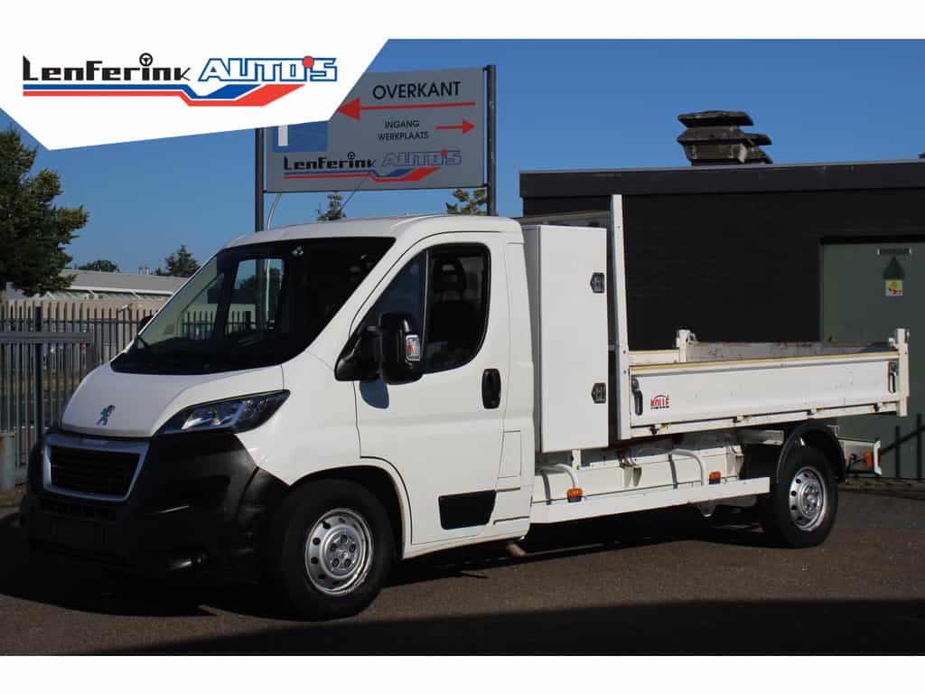 Peugeot Boxer 2.0 HDI 130 pk L4 Kipper Airco, Navi Cruise Control, LxBxH 300x200x40 cm