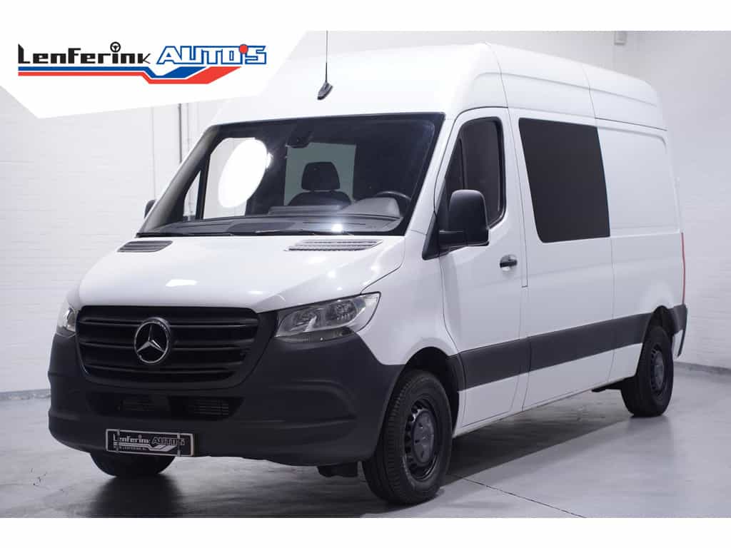 Mercedes-Benz Sprinter 314 CDI 143 pk L2H2 Dubbel Cabine Airco Luchtvering, Cruise Control, Trekhaak met opstap, 5-Zits