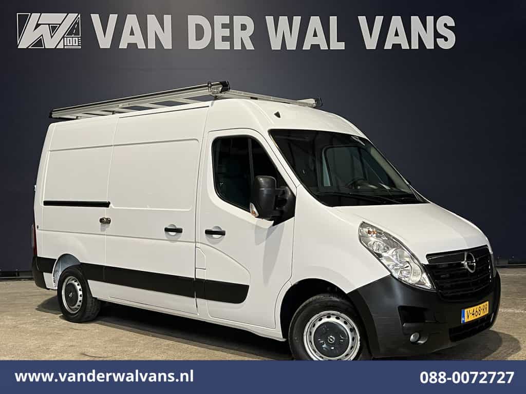 Opel Movano 2.3 CDTI 146pk L2H2 Euro6 Airco | Imperiaal | Trap | Camera | Navigatie | 2500kg Trekhaak Cruisecontrol, Parkeersensoren, Bijrijdersbank