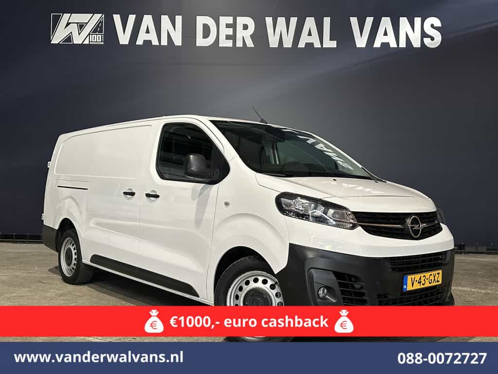 Opel Vivaro 2.0 CDTI 177pk Automaat L3H1 Euro6 # Airco | Camera | Apple Carplay | Android Auto Cruisecontrol, Parkeersensoren, Bijrijdersbank, 2500kg trekvermogen