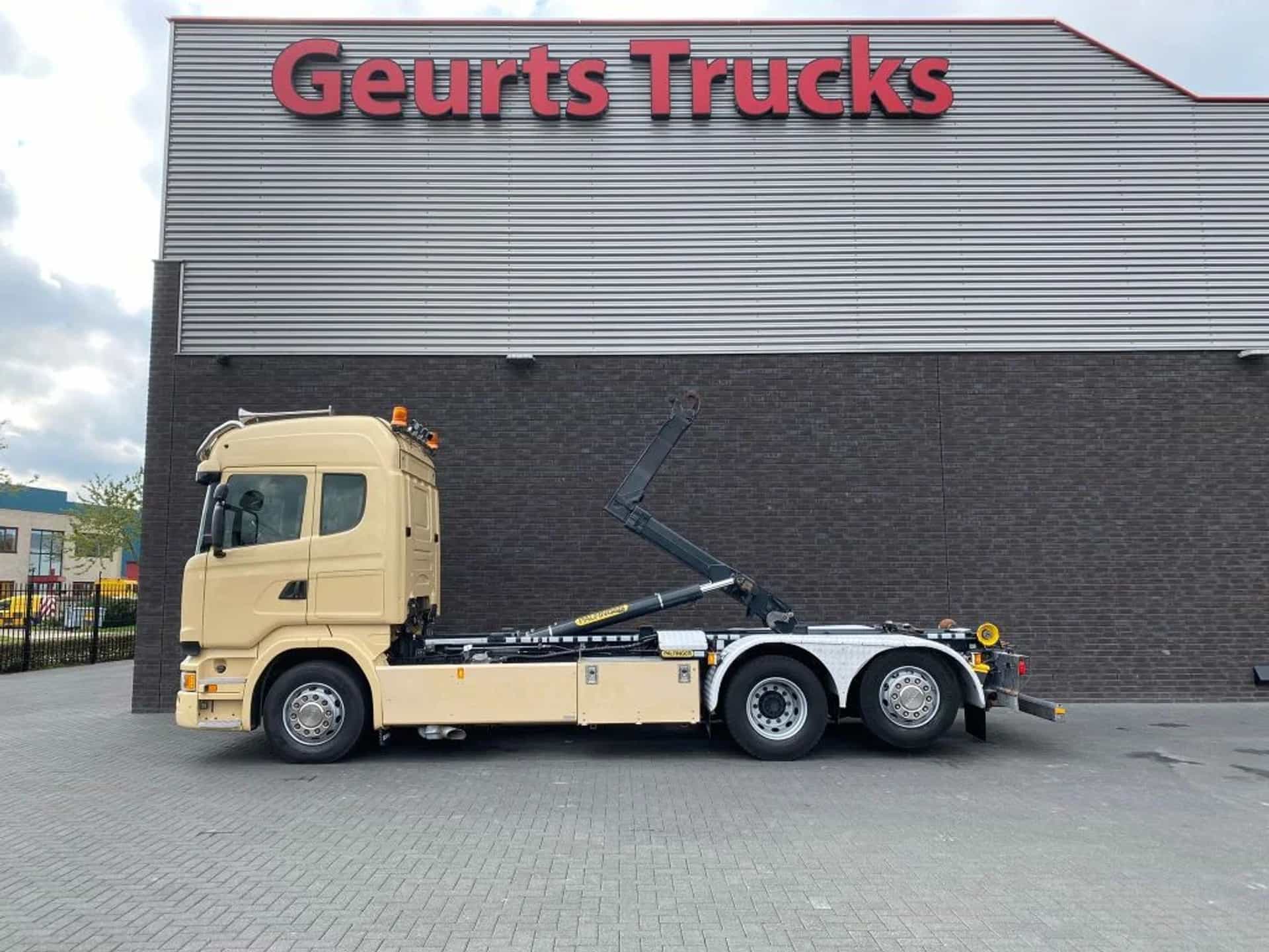 Scania  R450 6X2 + PALFINGER HAAKARMSYSTEEM/ABROLLKIPPER/HOOKLIFT
