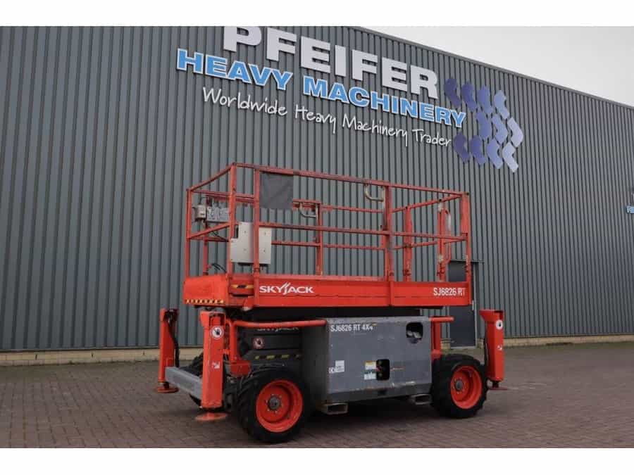 SkyJack SJ6826 Diesel, 4x4 Drive, 10m Working Height, 567k