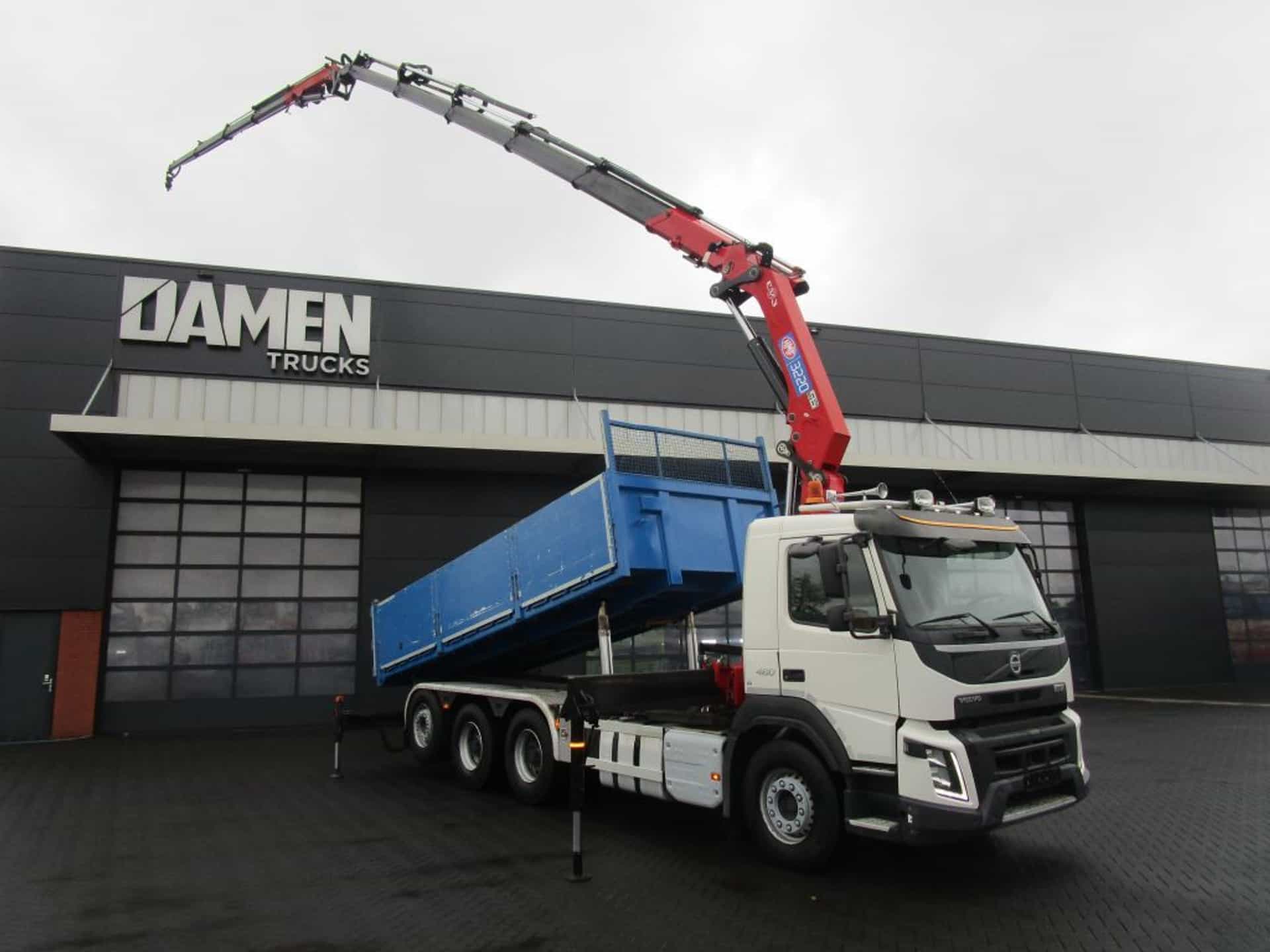 Volvo FMX 460 8x4 Euro 6 HMF 3220-K5 + JIB FJ 1000-K4 + Kipper