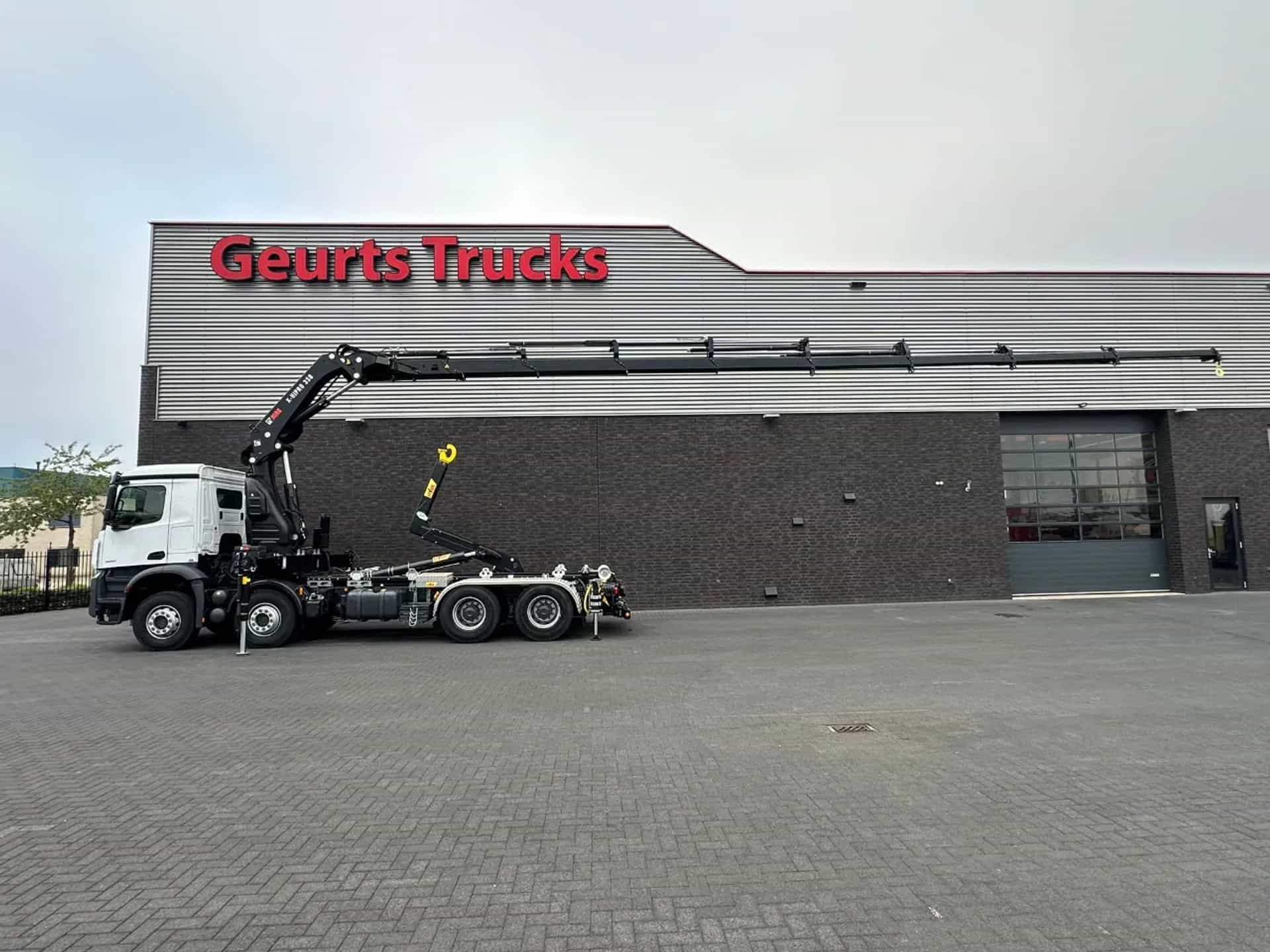Mercedes-Benz  Arocs 3251 8X4 MET HYVA 26-53-S HAAKARMSYSTEEM + HIAB X-HIPRO 358 E-8 KRAAN/CRANE/KRAN/GRUA