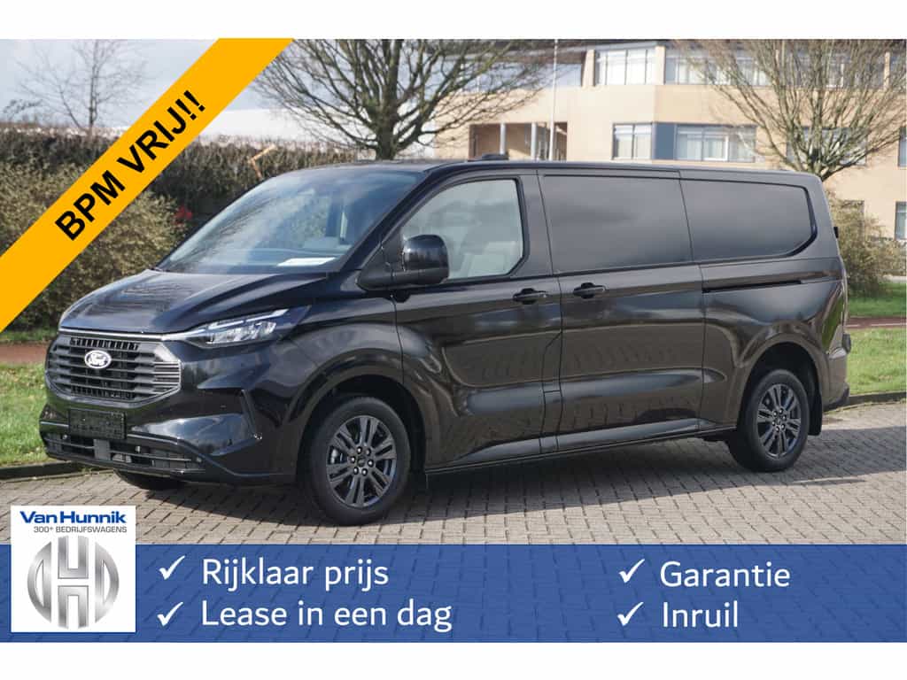 Ford Transit Custom 320L 136PK Limited BPM VRIJ!! 13" Sync 4 Apple CP, Camera, 17" LM, LED 2x Schuifdeur!! NR. 215