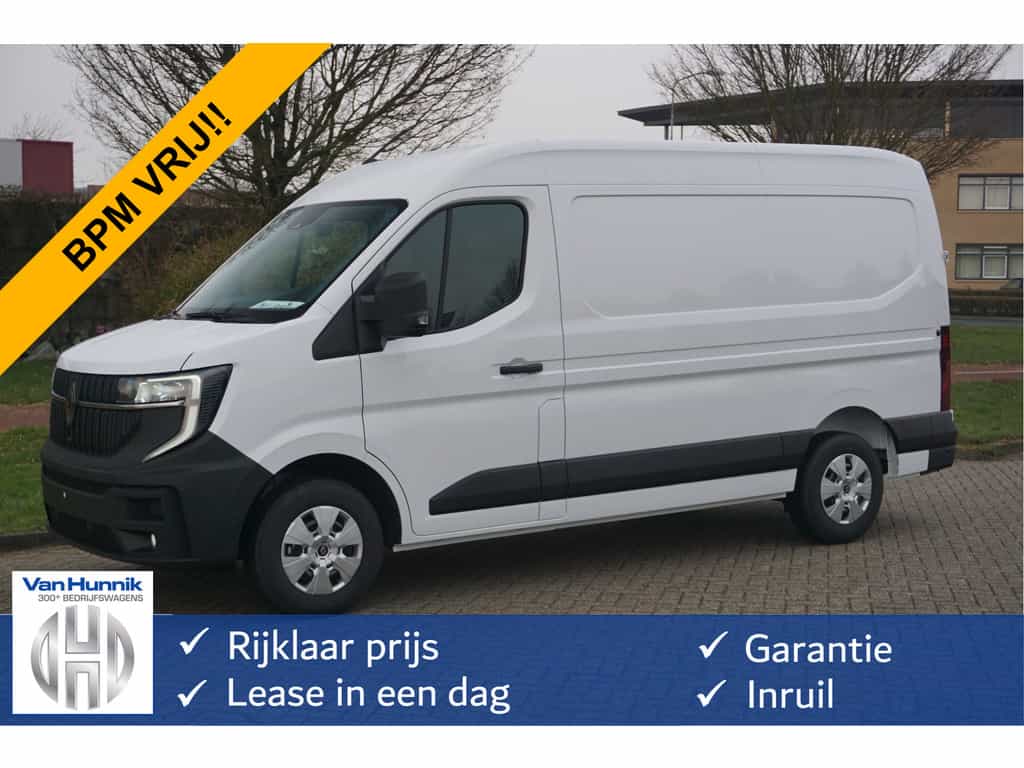 Renault Master T35 150PK Extra L2H2 BPM VRIJ!! 10" R-Link scherm, Camera, Trekhaak!! NR. 266