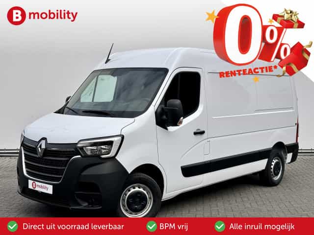 Renault Master T35 2.3 dCi 135PK L2H2 V/A €14 Per Dag!! Comfort Rijklaar! NIEUW 10x VOORRAAD | Trekhaak | Betimmering | Navigatie | PDC