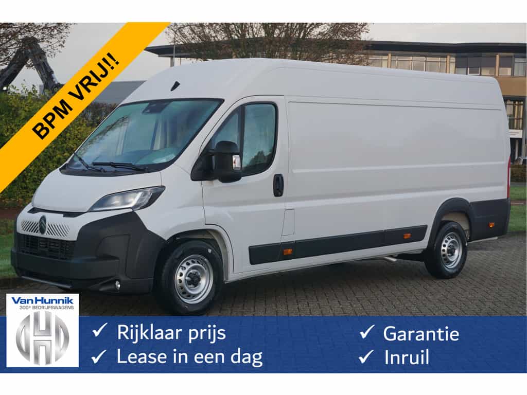 Citroën Jumper Heavy 2.2 180PK EAT8 Automaat L4H2  BPM VRIJ!! Airco, Camera, 3.0T Trekgewicht!! Nr. 584