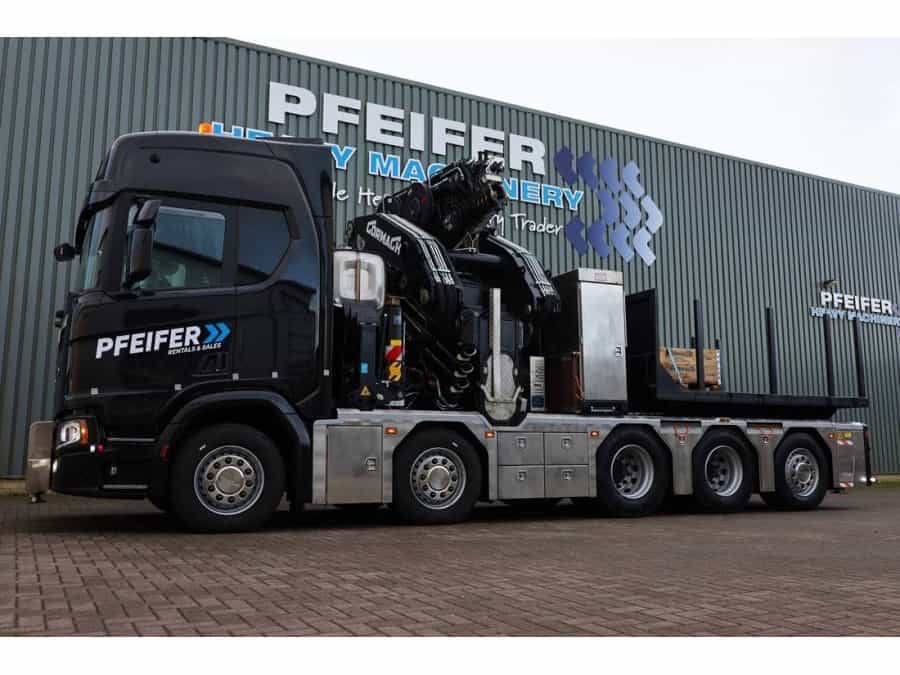 Scania R540 B10x4 With CORMACH 150tm Crane Valid inspecti