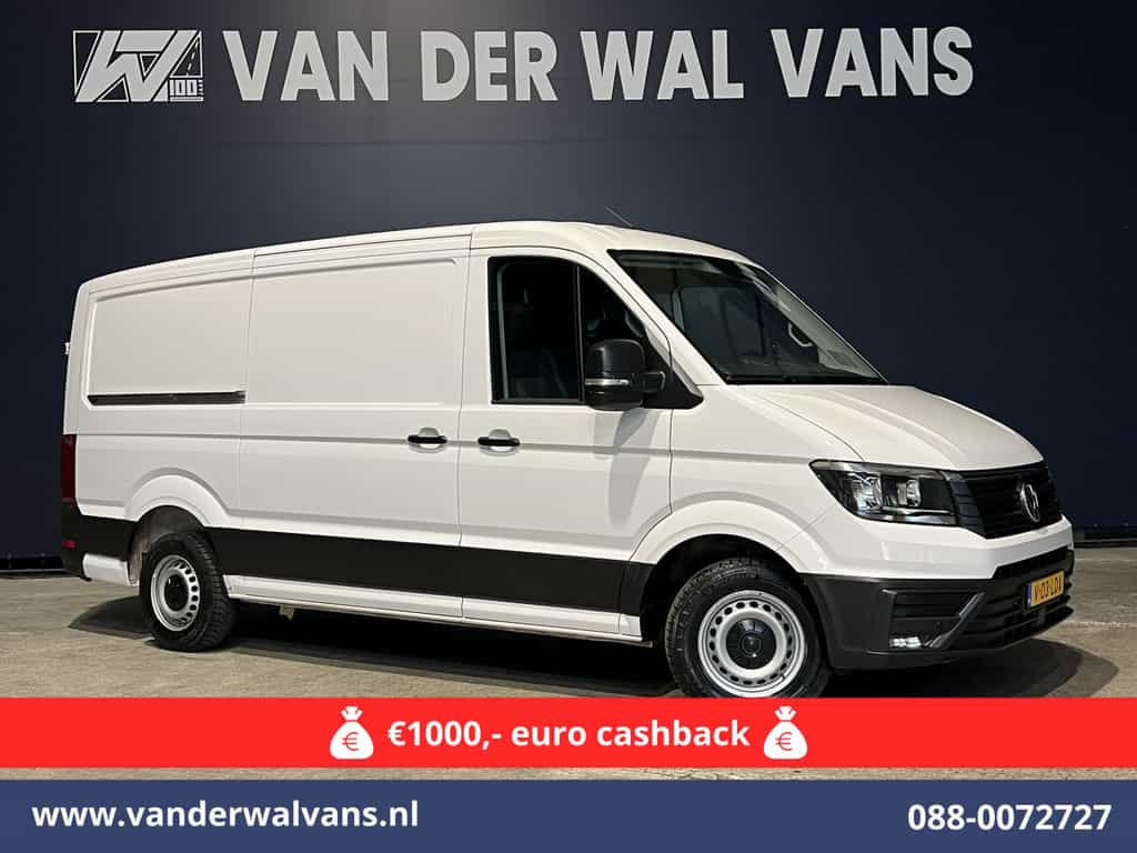 Volkswagen Crafter 2.0 TDI 141pk L3H2 L2H1 Euro6 *Rijklaar Direct Rijden* Airco | Navigatie | Camera | Apple Carplay Android Auto, Parkeersensoren, Bijrijdersbank