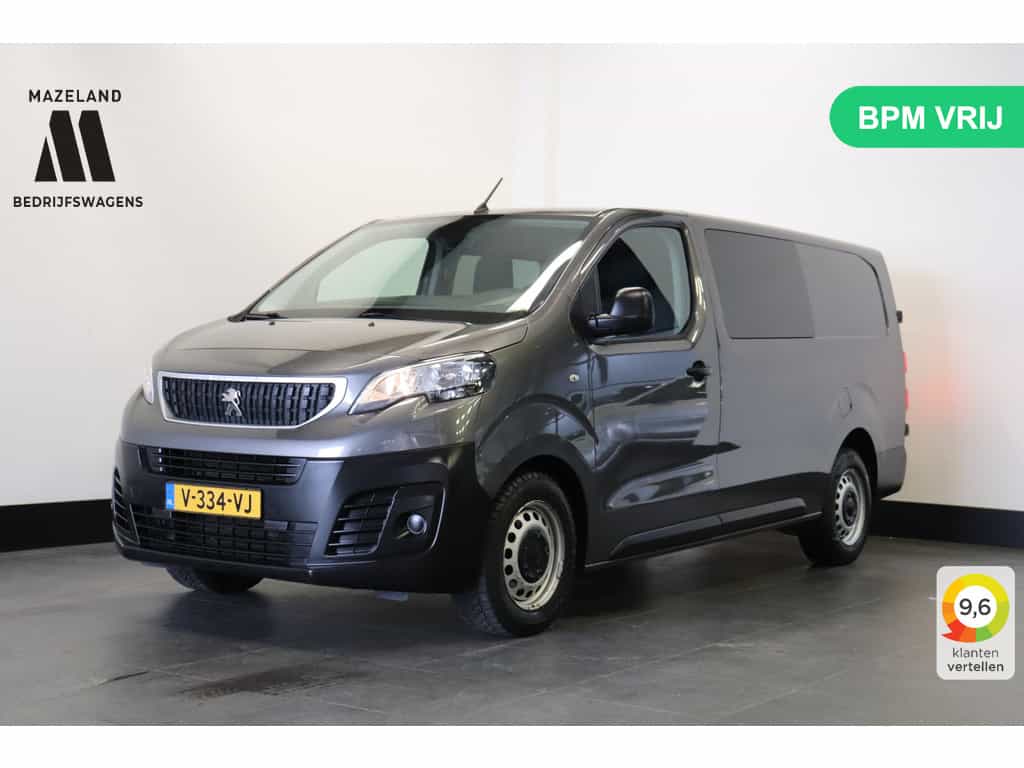 Peugeot Expert 2.0 BlueHDI 120PK L3 Dubbele Cabine - EURO 6 - Airco - Cruise - € 14.950,- Excl.