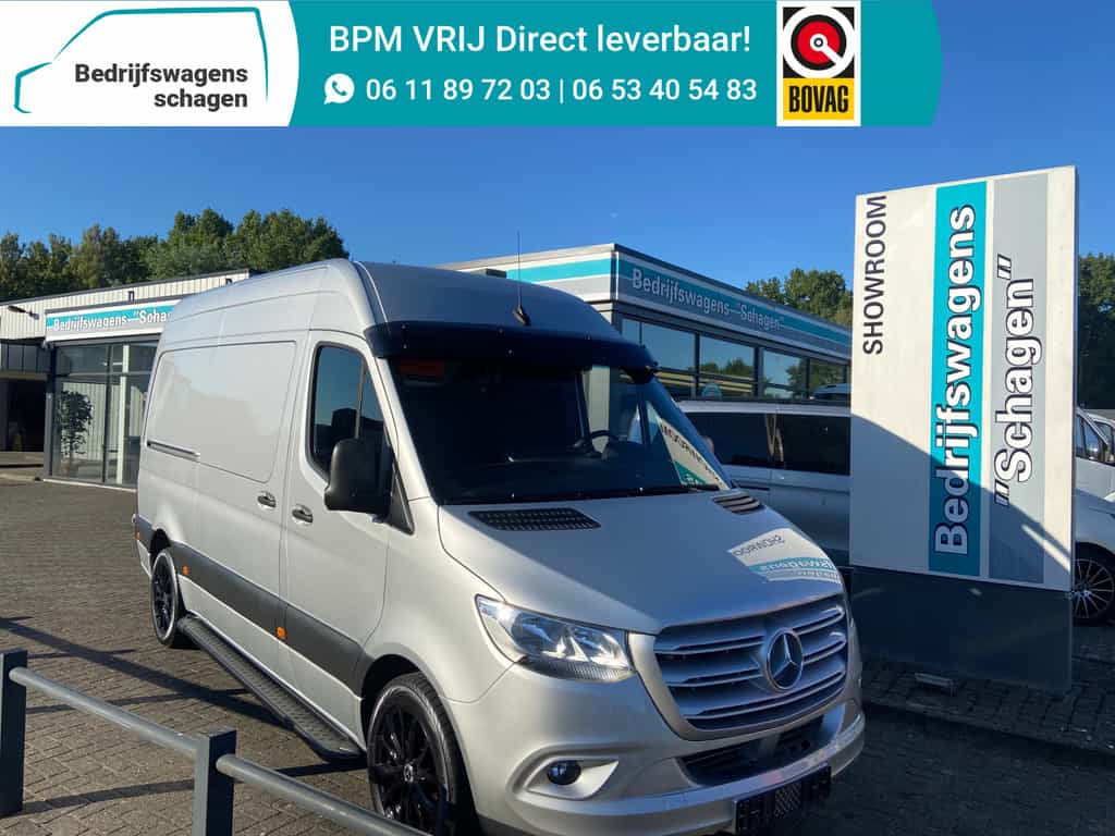 Mercedes-Benz Sprinter 319 3.0 CDI V6 L2H2 E6 | Zeer netjes | 2x Gev. Stoel | Standkachel | Mbux 7