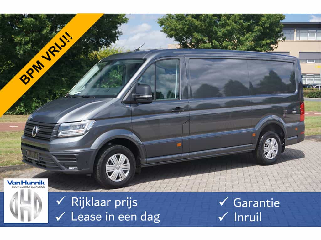 Volkswagen Crafter 35 177PK L3H2 AUT Facelift BPM VRIJ!! 13" Navi, Cam, Gev. Stoel, Alarm, LED!! NR. 340