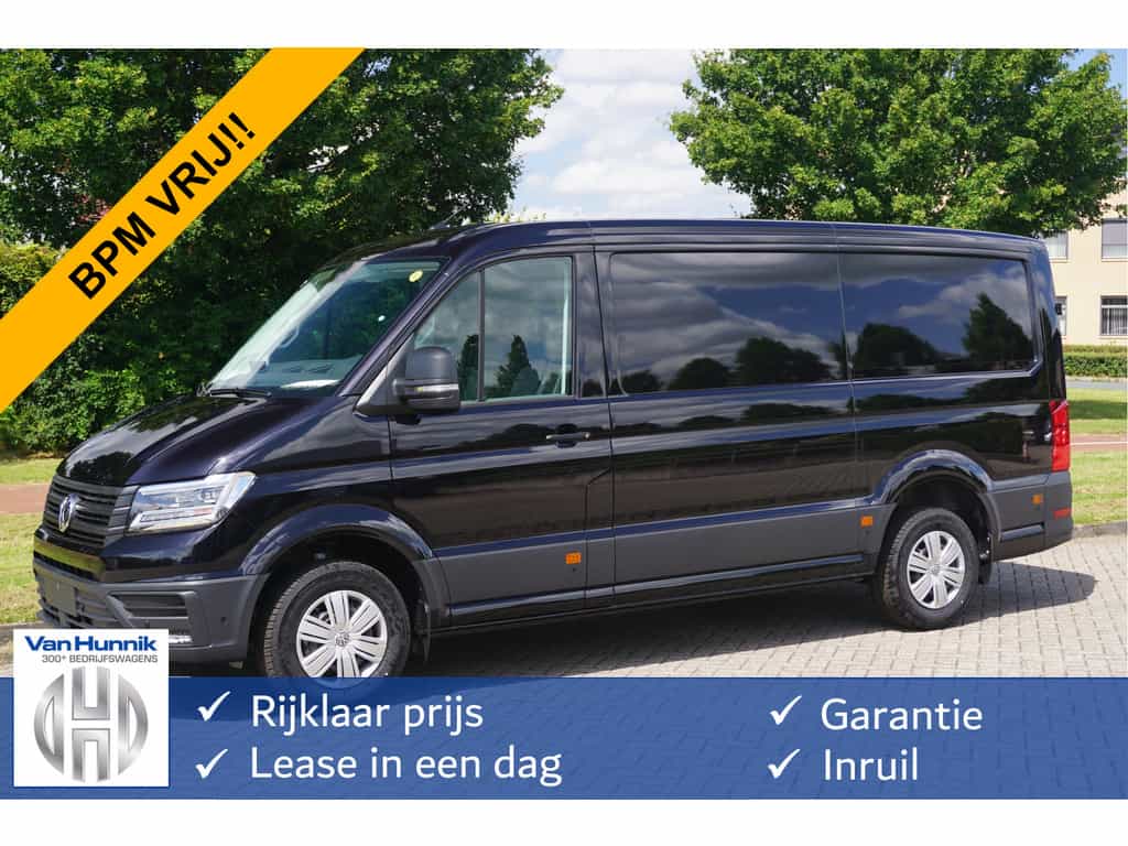 Volkswagen Crafter 35 177PK L3H2 AUT Facelift BPM VRIJ!! 13" Navi, Cam, Gev. Stoel, Alarm, LED!! NR. 323
