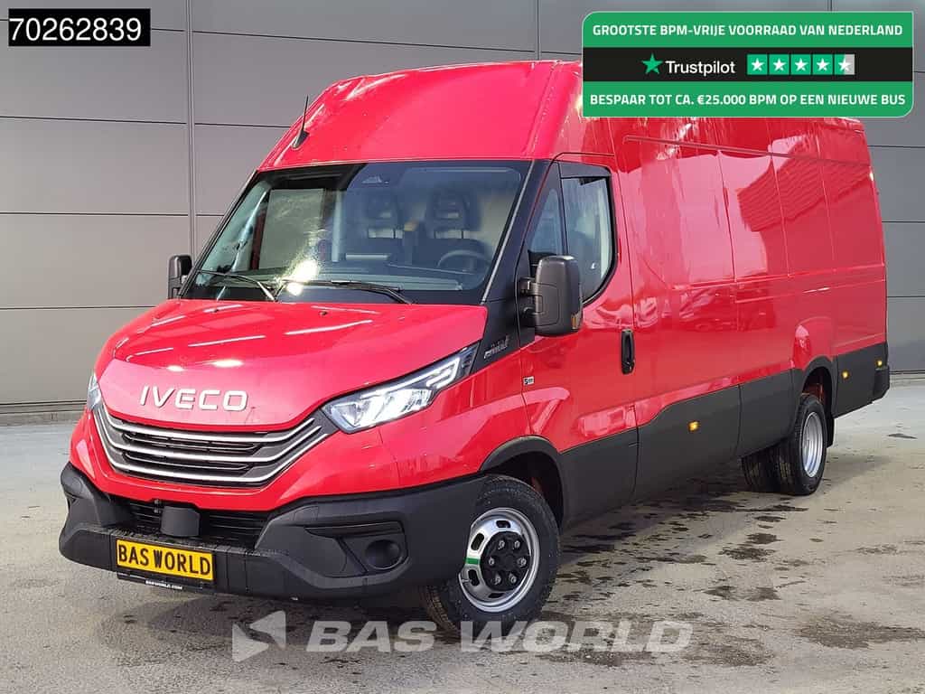 Iveco Daily 35C21 3.0L Automaat 210PK L3H2 2025-Model Dubbellucht 3,5t Trekvermogen ACC LED CarPlay Camera Parkeersensoren Velgen 16m3 Euro6 L4H2 16m3 Airco