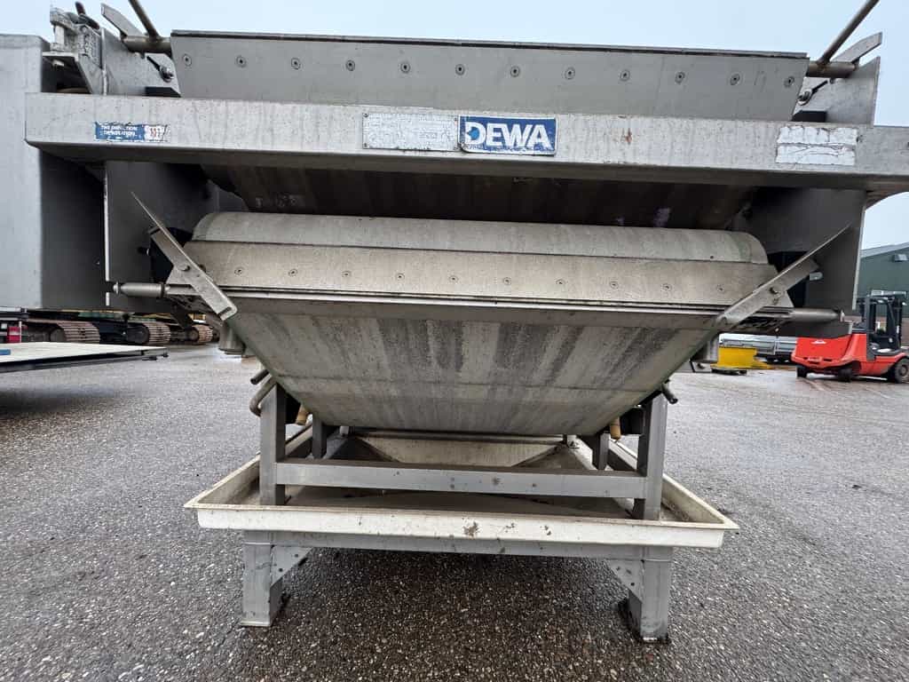 DEWA ontwateringsband met zeefband persrol