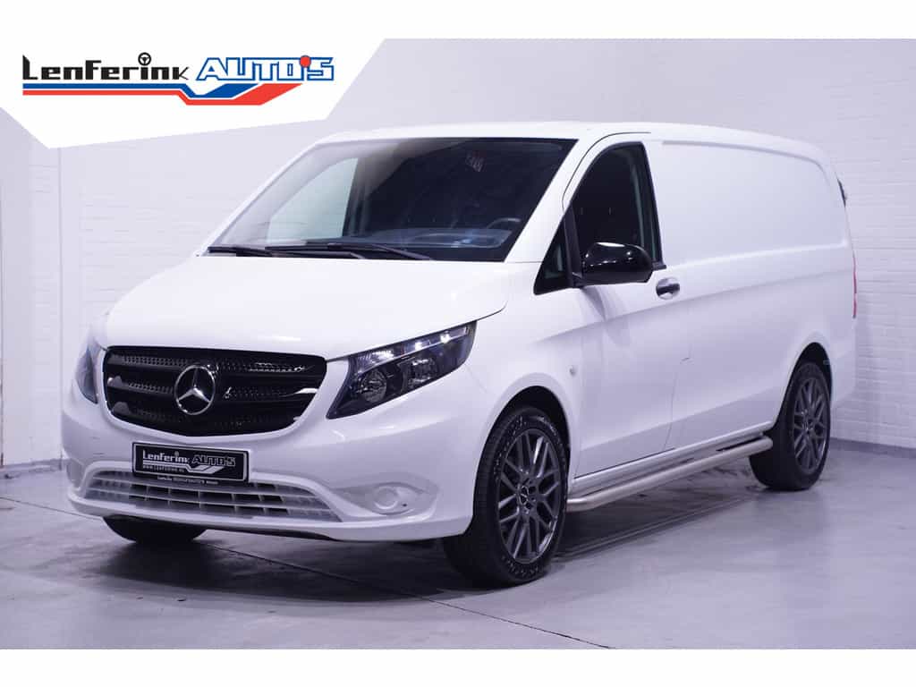 Mercedes-Benz Vito 114 CDI 136 pk Lang Airco, 19"LMV Sidebars, Bumpers in Kleur, Zwarte Grille, Cruise Control, 3-Zits