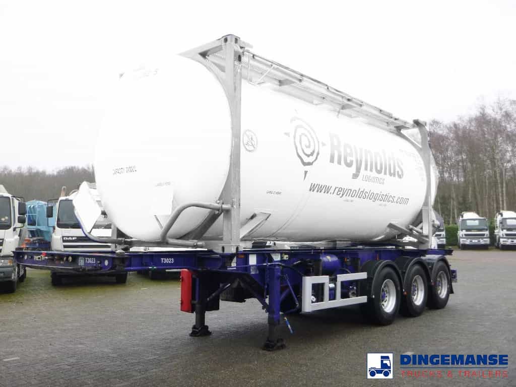 M & G 3-axle container trailer 20-30 ft