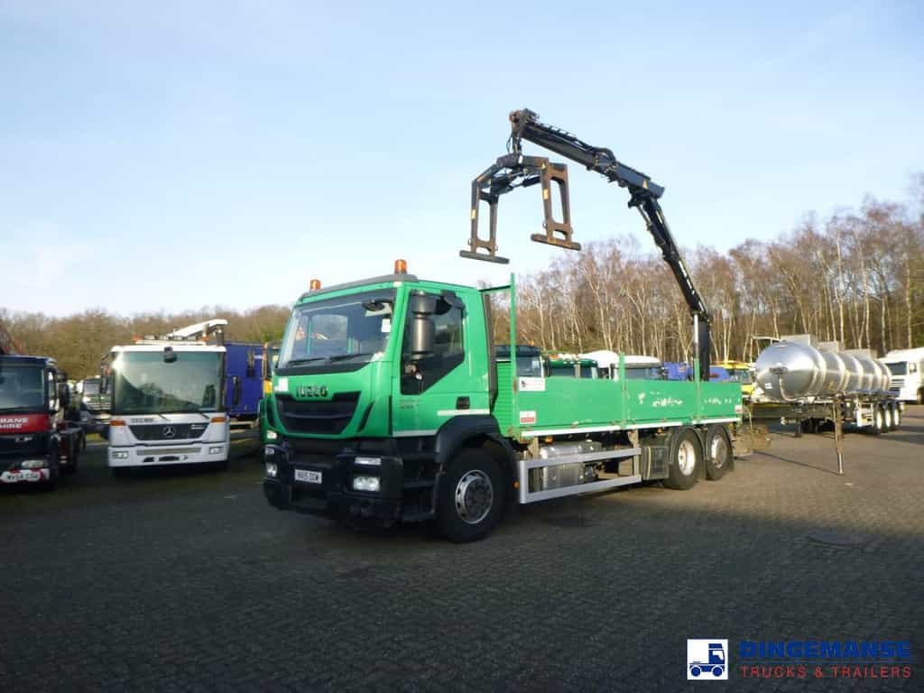 Iveco Stralis 310 6x2 Euro 6 RHD + Atlas 129.3 crane