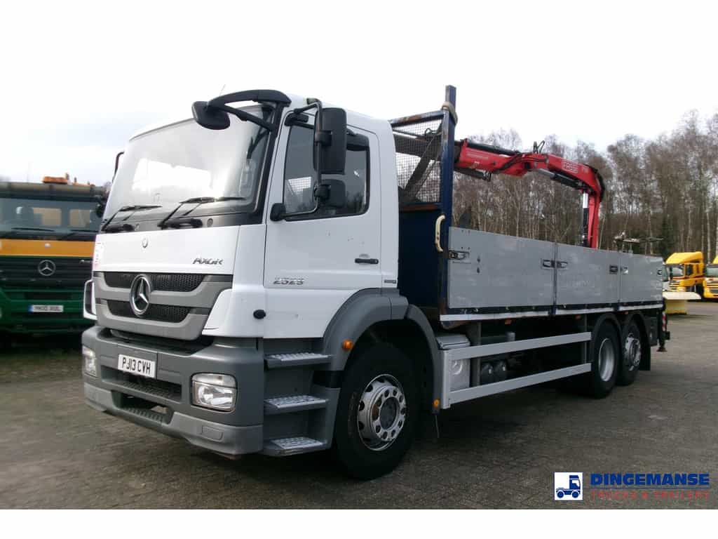 Mercedes Axor 2529 6x2 RHD + Fassi F110 crane
