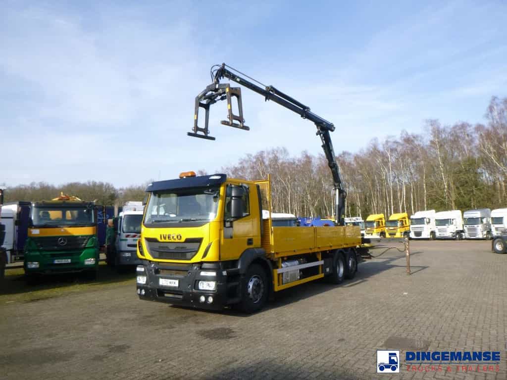 Iveco Stralis 310 6x2 Euro 6 RHD + Atlas 105.2 crane