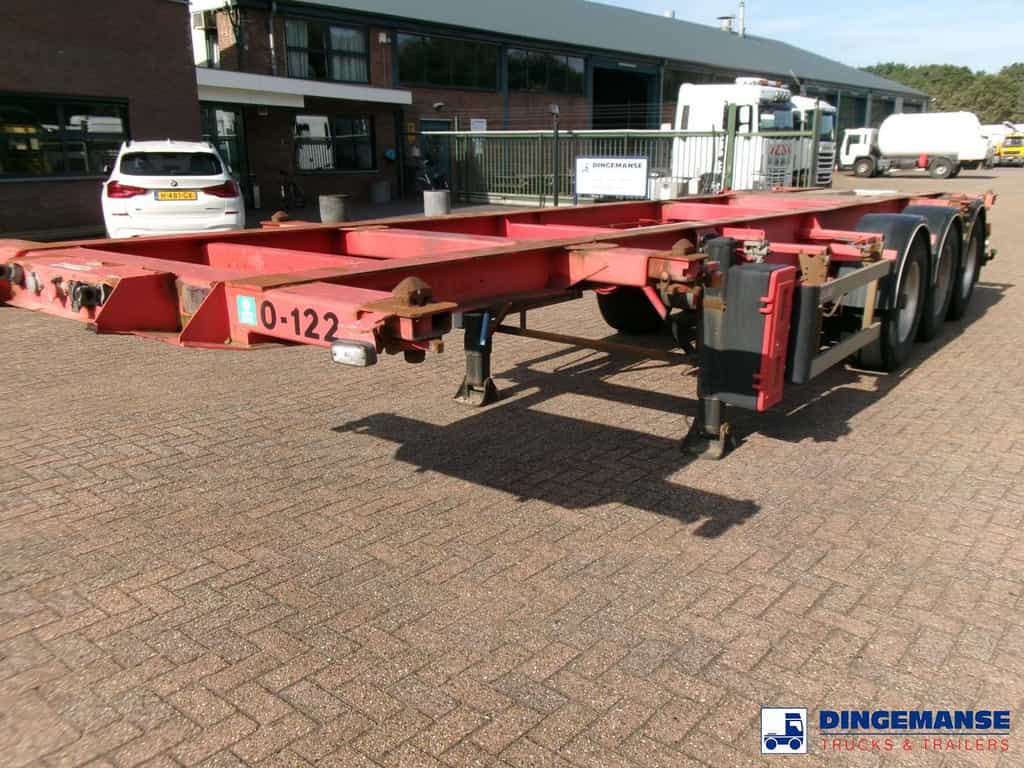 Burg 3-axle container chassis 20,30 ft + ADR