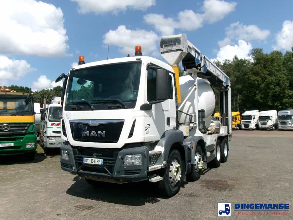 M.A.N. TGS 32.360 8X4 Euro 6 Imer belt mixer 9 m3