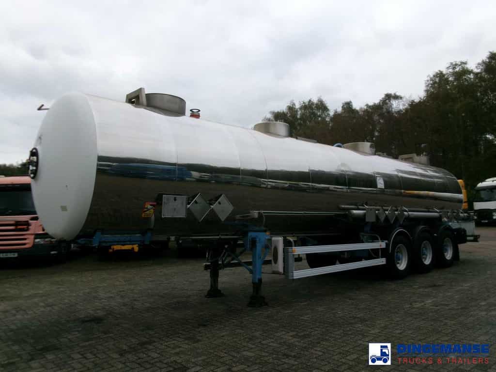 Magyar Chemical tank inox L4BH 33.5 m3 / 3 comp