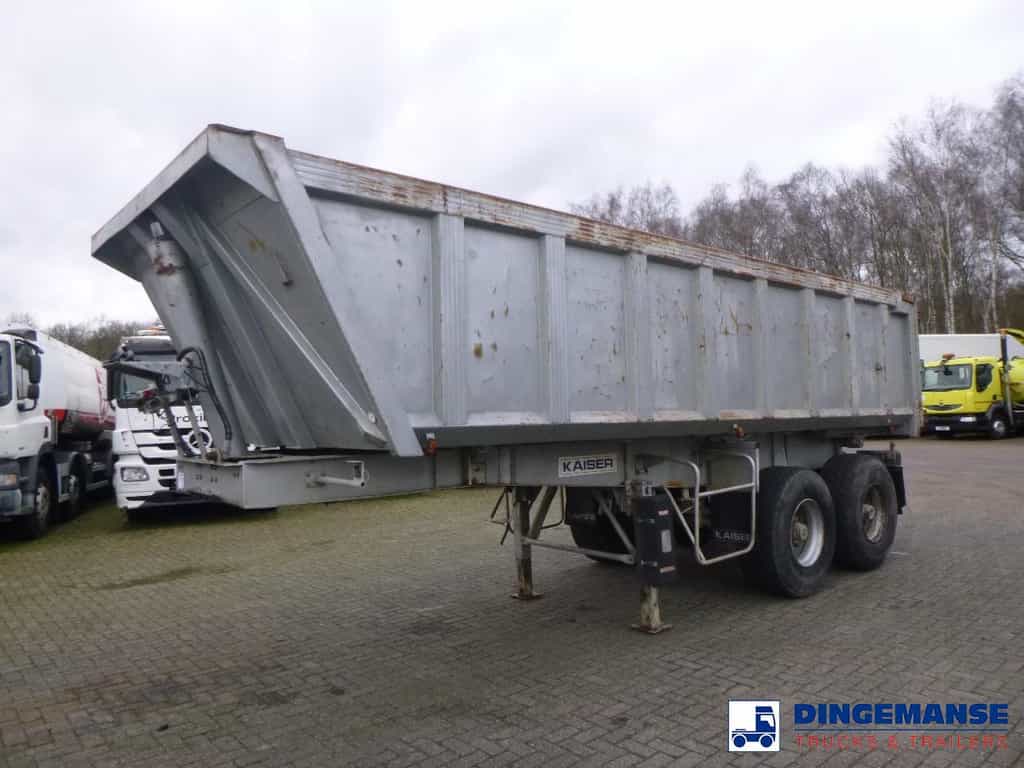 Robuste Kaiser Tipper trailer steel 24 m3 + tarpaulin